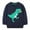 Navy Blue+Dinosaur, variant on CHOYURME CHONYURM Toddler Boys Dinosaur Sweatshirt Fall Winter Cotton Long Sleeve Crewneck Pullover Tops