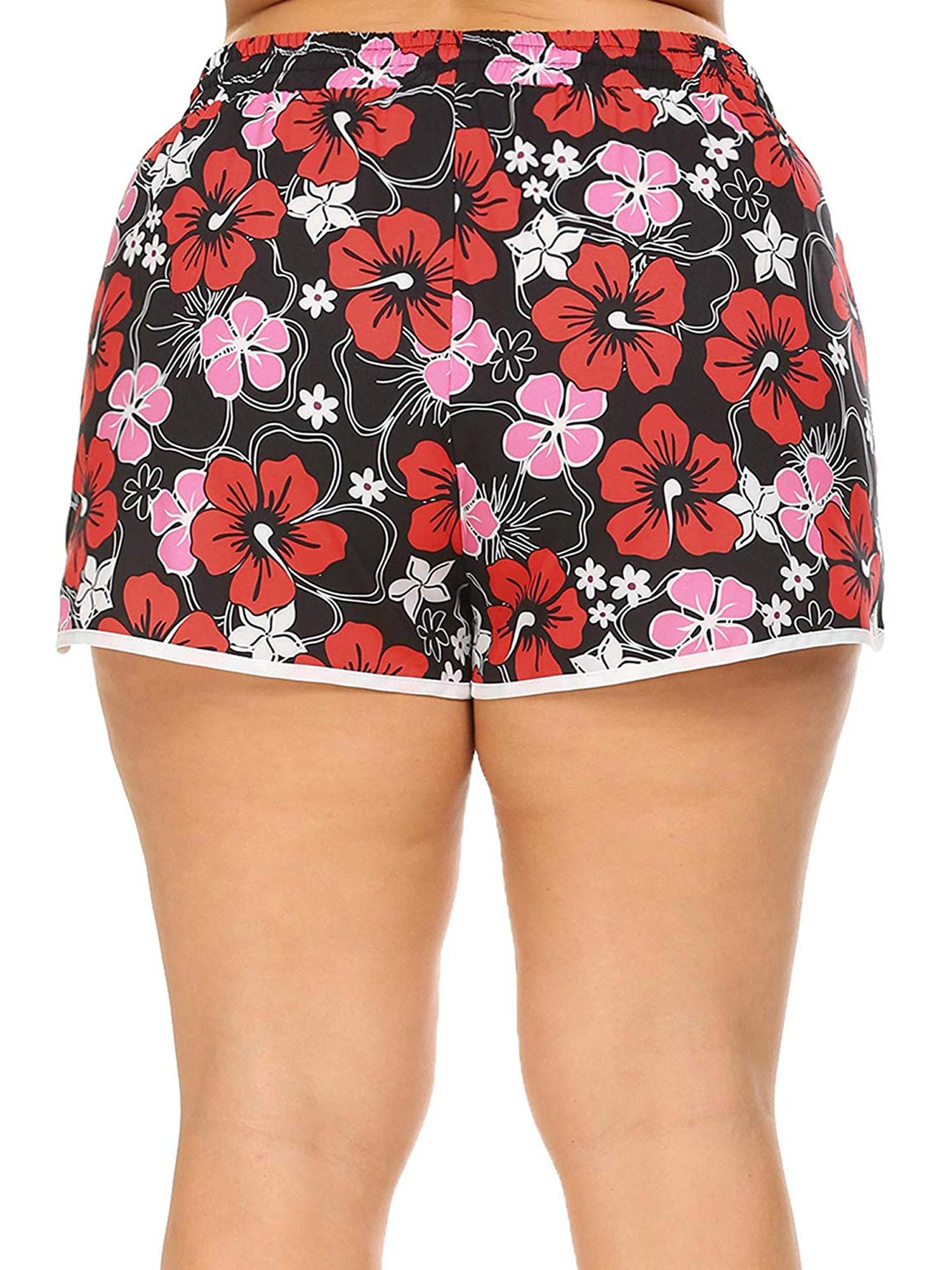 walmart plus size swim shorts