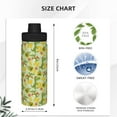 thumbnail image 3 of Pofeuu Cute Dinosaurs Print 18oz Sports Insulated Kettle Stainless Steel Vacuum Water Bottle Leakproof Sport Flask, 3 of 7