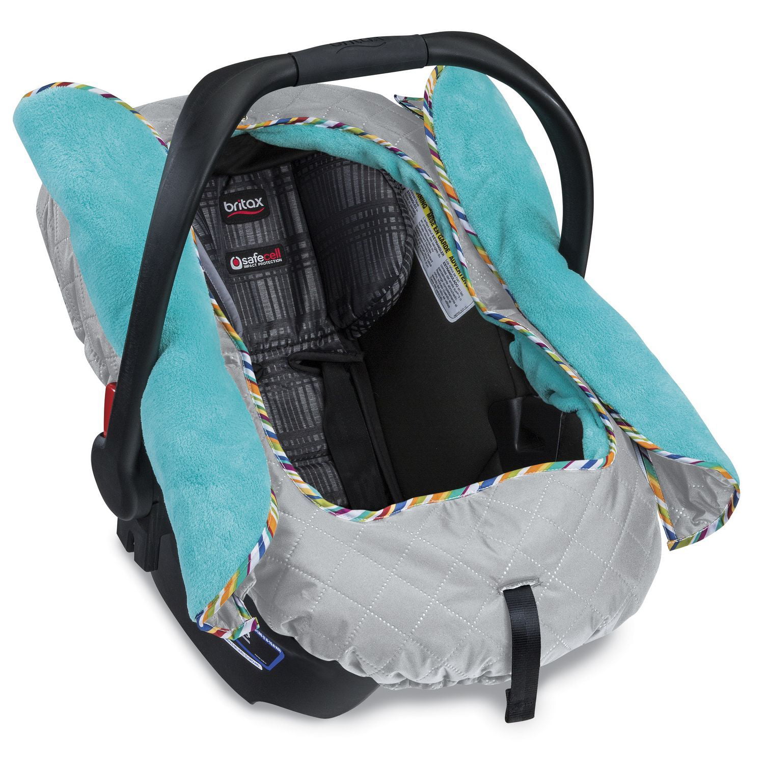 Britax B-Warm Insulated Infant Car Seat Cover, Machine Washable, Arctic  Splash