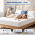 thumbnail image 7 of Full Mattress, 8 inch Memory Foam Mattress Bed in a box, with Green Tea Cool, Medium, Made in USA, 7 of 7