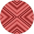 thumbnail image 1 of Ahgly Company Tapis Rond Lavable en Machine Intérieur Transitionnel Rouge, 3 Pieds Rond, 1 of 7