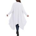 thumbnail image 6 of Cueply Women's Plus Size Cardigan Lightweight Long Sleeve Maxi Long Knitted Tops Open Front Sweater, 6 of 6