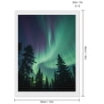 thumbnail image 2 of Diamond Art Kit for Adults, Northern Lights Over Pine Trees Diamond Painting for Adults Beginners, 5D DIY Diamond Art Painting Kits, Colorful Diamond Painting Craft for Home Decor 12x16, 2 of 7