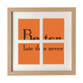 thumbnail image 1 of Better Late Than Never Art Deco Fashion Frame Wall Tabletop Display 4 Openings Picture, 1 of 3