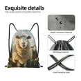 thumbnail image 4 of Bingfone Cute Prairie Sheep Herd Drawstrings Backpacks Bags for Men Women Gym Drawstrings Bag-Small, 4 of 6