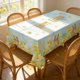 thumbnail image 3 of Cubierta de Mesa de Comedor Al Aire Libre 140x178cm Impermeable de Toda la Temporada, Lindo Huevo de Pascua de Conejo Poliéster de Impresión Floral para Picnic, Fiesta E Interior, 3 of 6