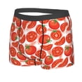 thumbnail image 2 of Wukai Tomatoes Print Men’s Underwear Breathable Boxer Briefs,&nbsp;Moisture Wicking & Breathable-Small, 2 of 7
