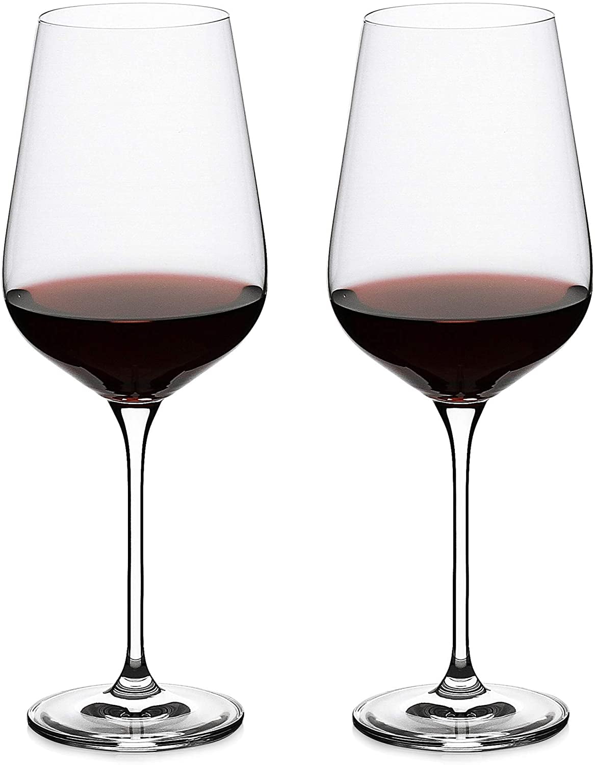 LeadFree Italian Style Wine Glass with Long Stem,Premium Clear Wine