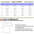thumbnail image 3 of LSLJS Women's Tank Tops Femmes Casual Impression V-Cou Gradient Manches Tops Gilets Amples Chemisiers, 3 of 4