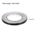 thumbnail image 2 of Uxcell Aluminum Foil Tape Black Matte Tape Non Reflective 10mmx50m/164ft 1 pack, 2 of 4