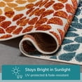 thumbnail image 5 of Well Woven Senna Ivory Floral Indoor/Outdoor High-Low Pile Area Rug 7'10" x 9'10", 5 of 8