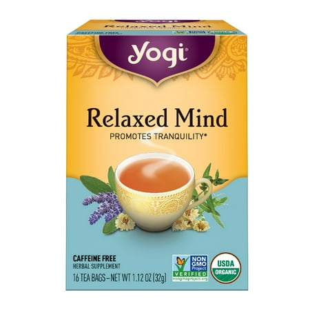 (3 Boxes) Yogi Tea, Relaxed Mind Tea, Tea Bags, 16 Ct, 1.12 (Best Tea For Relaxation)