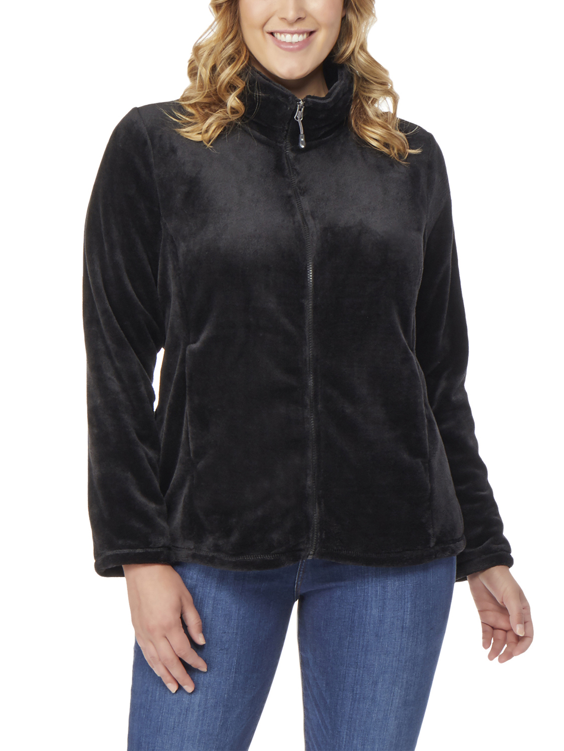 360Air 360Air Women's Plus Size Active Super Soft Plush Jacket