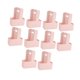 thumbnail image 5 of 10 piezas de portavasos con asa, soporte para bebidas de cartón portátil Rosa, 5 of 9