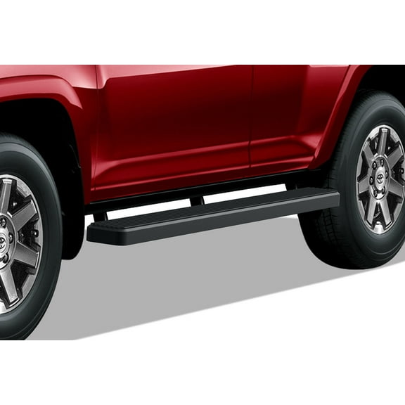 APS Running Boards 6 inches Matte Black Compatible with Toyota 4Runner 2014-2024 SR5 & 14-24 TRD Pro & 17-24 TRD Off-Road Stainless Steel (Nerf Bars Side Steps Side Bars)