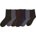 thumbnail image 2 of Sakkas Girl's Creative Fun Cotton Blend Crew Socks Assorted Color 6-Pack - Basic Assortment - 6-8, 2 of 2