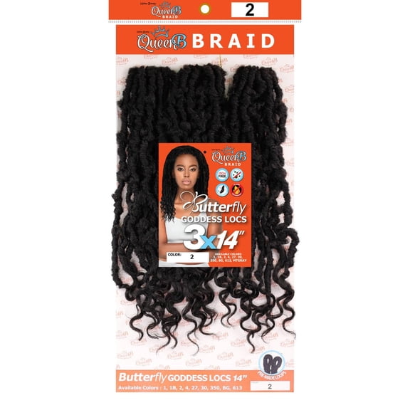 QueenB Butterfly Goddess Locs 14” – Color #2
