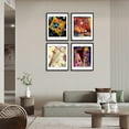 thumbnail image 3 of Wassily Kandinsky Wall Art 4 Panels,Kandinsky Print,Kandinsky Abstract Poster,Kandinsky Framed Art For Wall Decor, 3 of 6