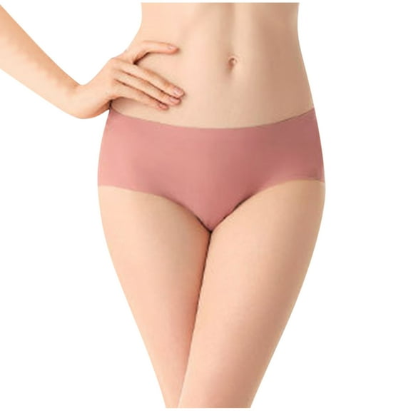 SHTXOZHI Seamless Underwear for Women Low Waisted Breathable Briefs No Show Invisible Panties