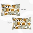 thumbnail image 4 of Bingfone Giraffes Head Standard Size Pillowcase, Long Staple Pure Cotton Envelope Closure Pillow Cover,20"X30", 4 of 9