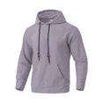thumbnail image 4 of Men's Big and Tall Quarter Zip Hoodie Fleece Lined Warm Casual Pullover, 4 of 8