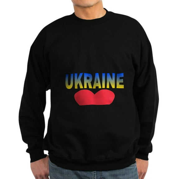 CafePress - UKRAINE ALWAYS Sweatshirt - Classic Crew Neck Sweatshirt