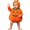 Black, variant on Pumpkin Hooded Fleece Zip Up Bodysuit for Baby Boys Girls Halloween Romper with Multiple Jack O Lantern Prints for Baby Boys Girls Newborn Infant