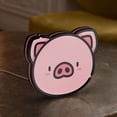 thumbnail image 3 of Pig LED Lightbox - Farm Pork Food Animal Decor, Custom Led Sign for Home Office Shop Decor (Width 8 inch, 20cm), 3 of 9