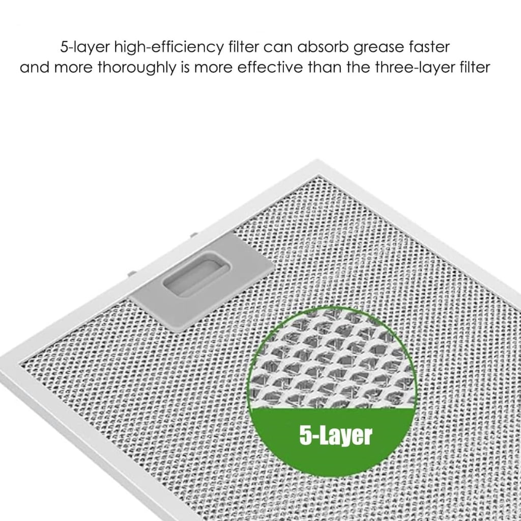 Sinyiin Range Hood Filter Cooker Hood Filter Indoor BBQ Hood Filter Oil Purifier Filter Range Hood Filter for Kitchen Cooking