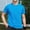 Blue, variant on YLSDY Mens T-Shirts Short Sleeve UPF 50+ Sun Protection Moisture Wicking Casual Crew Neck Basic Tee Shirts Green XXL