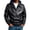 Black, variant on Leather Jacket Men, Vintage Motorcycle Zip up Faux Leather Jacket, Waterproof Biker PU Coat Winter