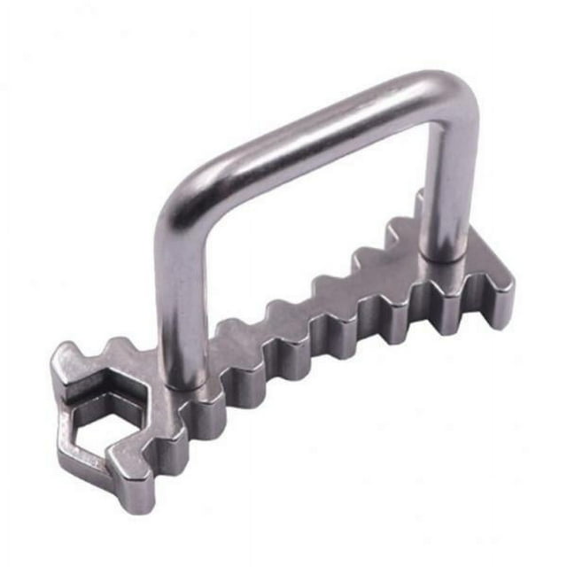 Almencla 2xEA211 Engine Timing Tool Belt Pulley Holding Tool Hand Tool Sturdy High Precision Cam Retaining Tool Cam Retainer for 1.4T/1.4/1.5/1.6 , Argent, 2 2 Pcs