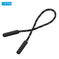 thumbnail image 3 of Uxcell Zipper Pulls Replacement Extension Cord Handle Fix Tab Tag Extender for Luggage Handbags Black 15 Pack, 3 of 5