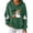 Army Green, variant on Retro Ghost Print Halloween Women's Hoodie, Loose Daily Top
