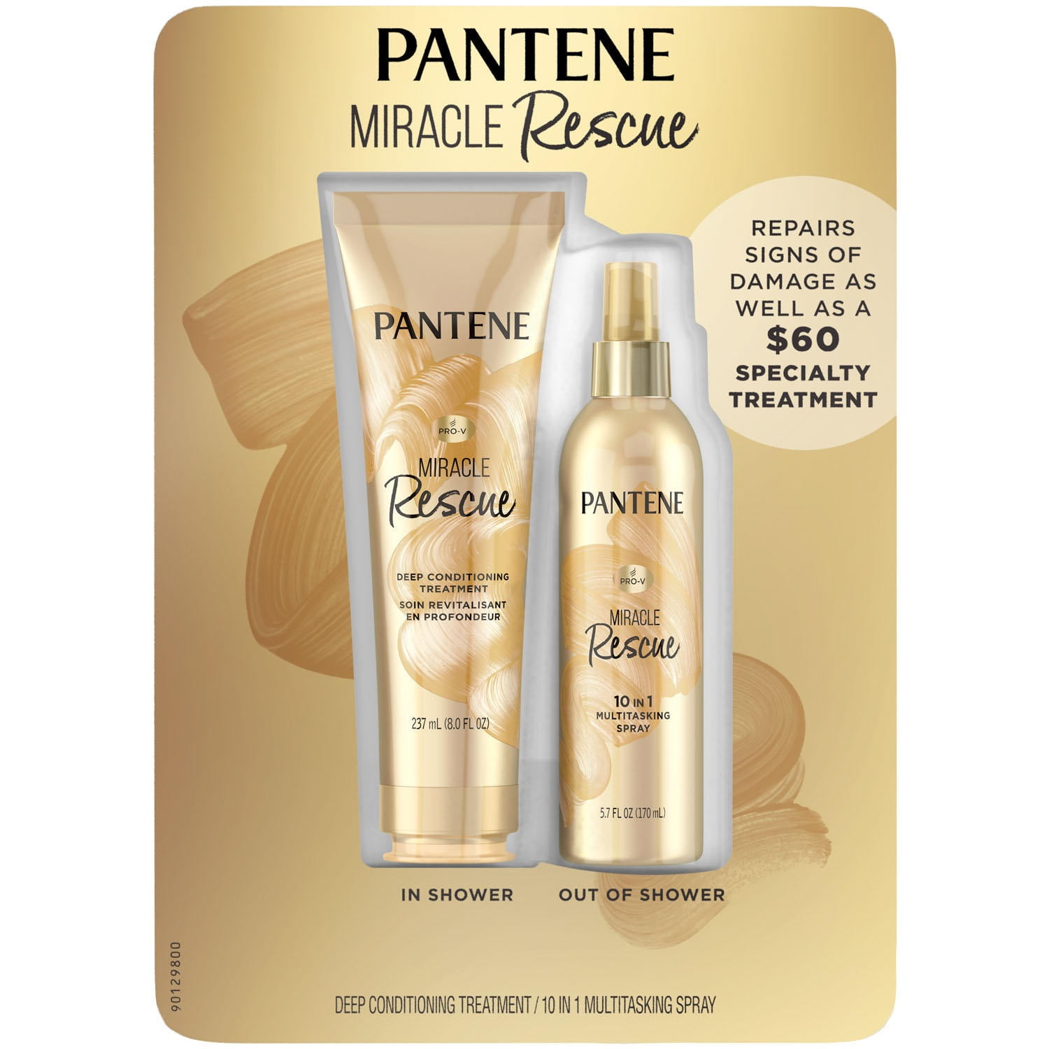 Alienate Flicker county Pantene Miracle Rescue Deep Conditioner + 10-in-1 Leave-in Treatment -  Walmart.com