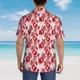 thumbnail image 4 of Balery Bloody Hand 2 Camisas hawaianas de manga corta para hombre, camisas playeras de corte holgado, camisas de vacaciones con botones,Small, 4 of 7