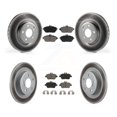 thumbnail image 1 of Transit Auto Front Rear Coated Disc Brake Rotors and Ceramic Pads Kit for Car Mercedes-Benz GLA250 CLA250 B250 INFINITI QX30 B Electric Drive KGC-101357, 1 of 11