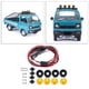 thumbnail image 5 of Piezas de luz de techo de jau antivuelco de mejoras Truck DIY Accs Techo amarillo cro Sunnimix luz de techo de los camiones rc, 5 of 8