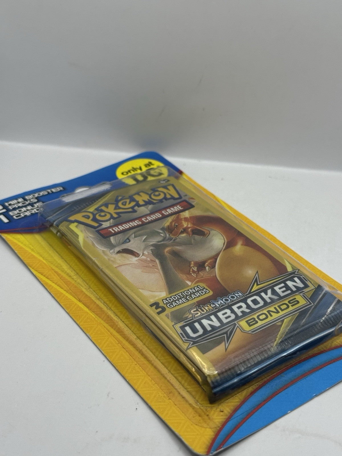 2021 Pokemon Unbroken Bonds Charizard 2 Mini Booster Packs 1 Bonus Card Sealed
