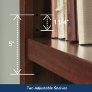 Sauder Select 3 Shelf Bookcase, Select Cherry Finish