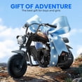 thumbnail image 7 of 39cc Gas Power Mini Bike, 20MPH 4 Stroke Dirt Bike for Teens, Heavy Duty Gas Mini Bike with Wide Air Tires, Rear Disc Brake, Max 160LBS Load Mini Gas Dirt Bike,Black, 7 of 7