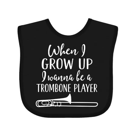 

Inktastic Future Trombone Player Music Gift Gift Baby Boy or Baby Girl Bib