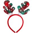 thumbnail image 1 of Serre-Tête de Noël, Accessoires pour Cheveux (Couleur : Oreilles d'Élan Vertes), 1 of 3