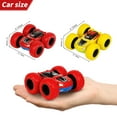 thumbnail image 4 of Shayson Car Toys For Boys Aged 2 3 4+, 2 Pack Monster Truck Toys 360 Rotating Cross-country Stunt Cars, 180Â° Flip Pull Back Friction Powered Toddler Car Toys Set (Red+Yellow), 4 of 7