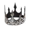 thumbnail image 1 of Corona de rey para hombre Macarena Tiara Headband Headwear Plata, 1 of 7