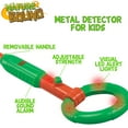 thumbnail image 3 of Nature Bound: Metal Detector - Green & Orange - 29" Toy Light & Sound Treasure & Object Finder, Adjustable Handle, Outdoor Exploration Tool, Kids 6+, 3 of 8