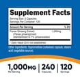 thumbnail image 2 of Suplemento Nutricost Panax Ginseng 1000 mg 240 cápsulas, 2 of 5
