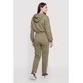 thumbnail image 3 of Women's Fleece Half Zip Hooded Jumpsuit, 3 of 3