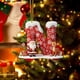 thumbnail image 1 of Decoraciones de Árbol de Navidad 2D Acrílico Decoración Carta Colgante con 26 Letras Diy Navidad Decoración Del Hogar Ornamentos Del Árbol de Navidad, 1 of 2